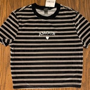 Forever 21 velvet crop top